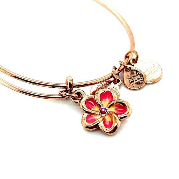Alex & Ani Flower Rose Gold Bracelet - Picture 3 of 4